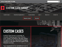 Tablet Screenshot of customcasegroup.com